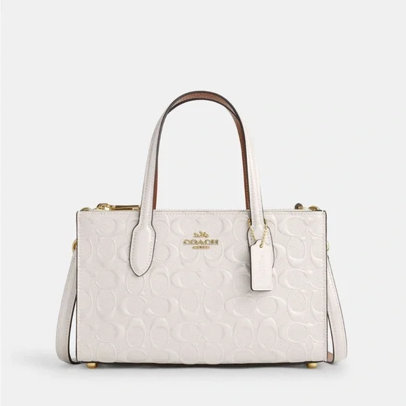 NWT Coach Nina Small Tote Bag In Signature Leather CT854